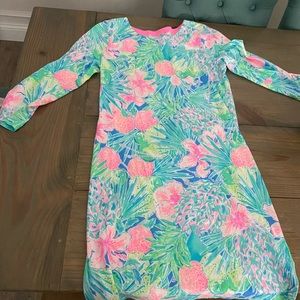 Lilly Pulitzer 3/4 sleeve vibrant dress! Perfect for spring!